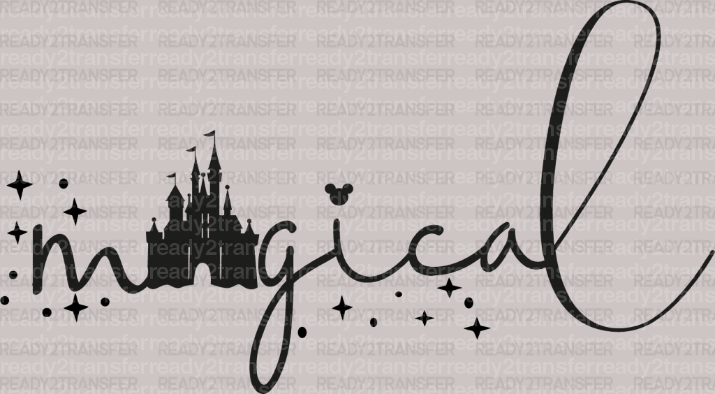 Magical Disney DTF Heat Transfer, Disney Vacation Design, Mickey Minnie DTF - ready2transfer