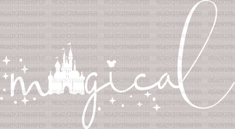 Magical Disney DTF Heat Transfer, Disney Vacation Design, Mickey Minnie DTF - ready2transfer