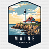 Maine Augusta - States & Cities DTF Transfer ready2transfer