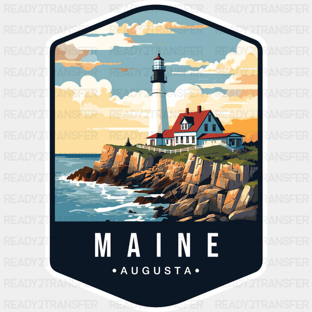 Maine Augusta - States & Cities DTF Transfer ready2transfer