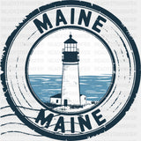 Maine - States & Cities DTF Transfer ready2transfer