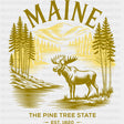 Maine The Pine Tree State - States & Cities DTF Transfer ready2transfer