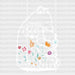 Mama Bear Flower DTF Transfer ready2transfer White