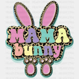 Mama Bunny Mini Easter Dtf Heat Transfer Design