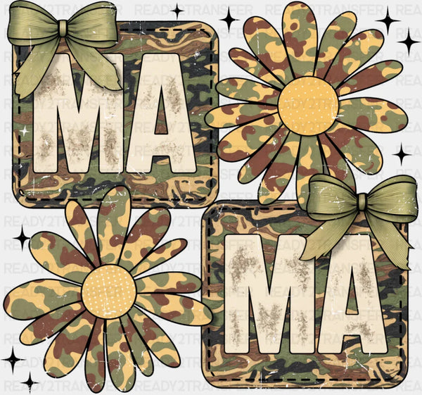 Mama Camo Flowers - Mother's Day DTF Transfer