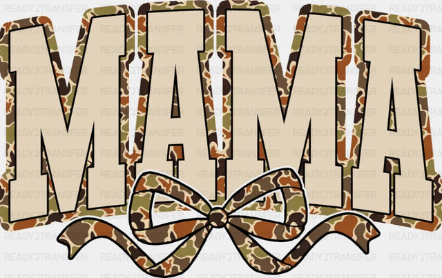 Mama Camo Ribbon - Mother’s Day DTF Transfer
