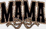Mama Cheetah Print Ribbon - Mother’s Day DTF Transfer