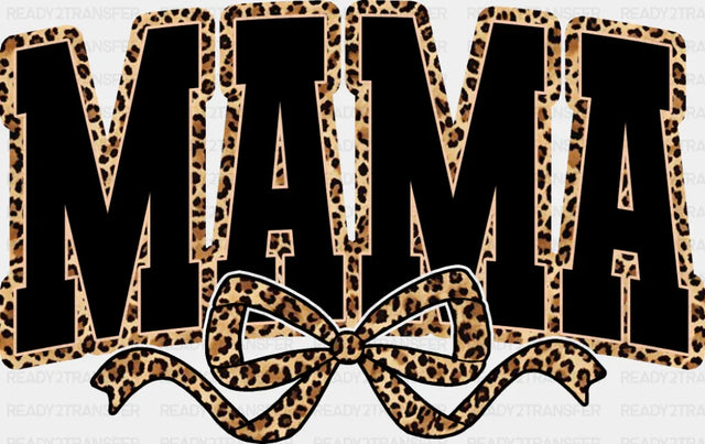 Mama Cheetah Print Ribbon - Mother’s Day DTF Transfer