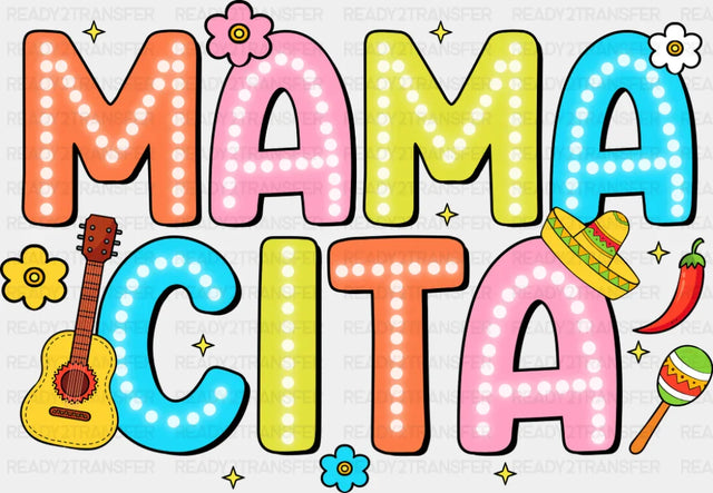 Mama Cita Guitar - Cinco De Mayo DTF Transfer