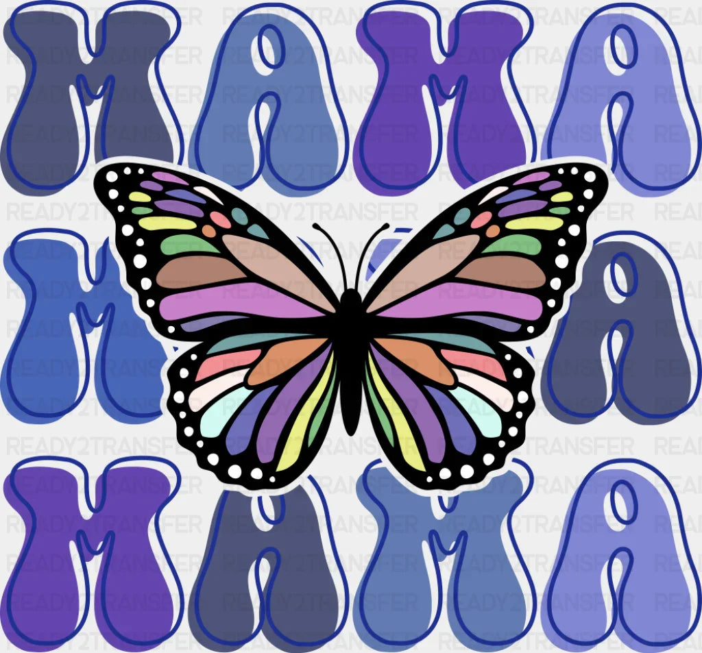 Mama Colorful Butterfly - Mother’s Day DTF Transfer