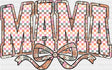 Mama Colorful Checkered Ribbon Design - Mother’s Day DTF Transfer