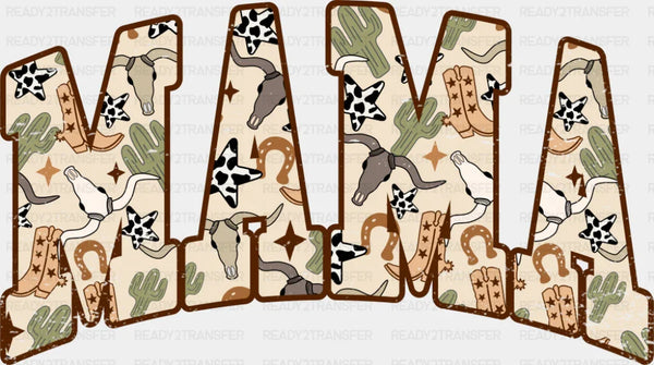 Mama Cowboy Design - Mother's Day DTF Transfer