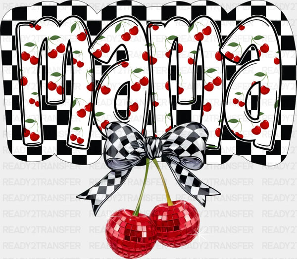 Mama Disco Cherries - Mother's Day DTF Transfer