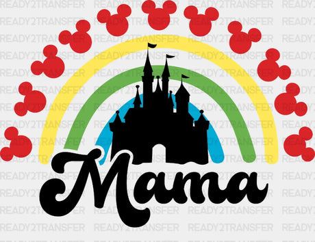 Mama Disney Rainbow Dtf Heat Transfer Vacation Design Vacay Mode