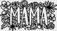 Mama Flower Mother’s Day Dtf Heat Transfer Design Mom