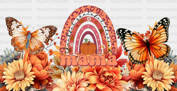 Mama Flowers Design - Fall Cup Wrap UV Sticker Permanent UV DTF Decal