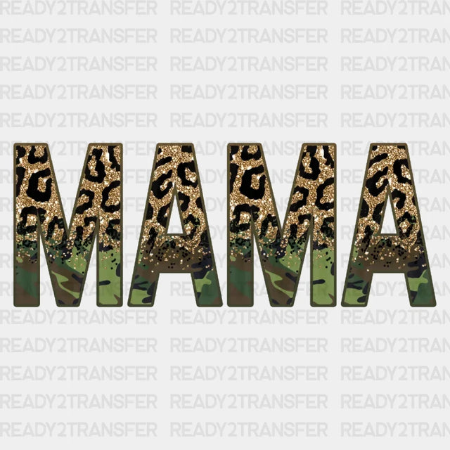 Mama Leopard Mother’s Day Dtf Heat Transfer Design Mom