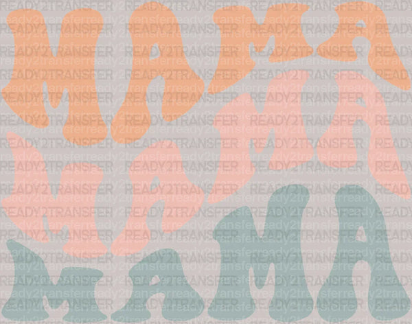 Mama Mother's Day DTF Heat Transfer, Mama Design, Mom DTF