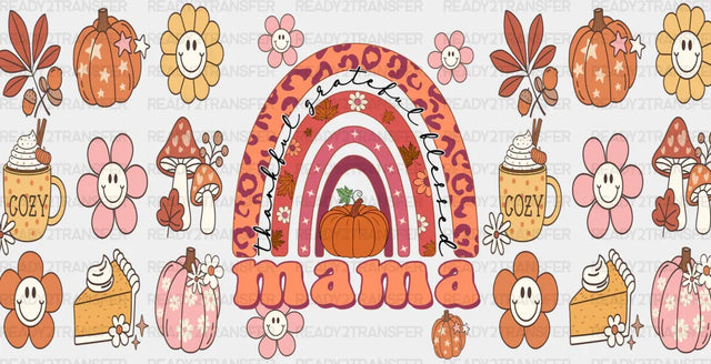 Mama Rainbow Design - Fall Cup Wrap Uv Sticker Permanent Dtf Decal