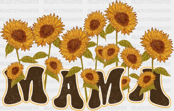 Mama Yellow Flowers DTF Transfer