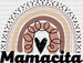 Mamacita Rainbow Mother's Day DTF Heat Transfer, Mama Design, Mom DTF ready2transfer Black