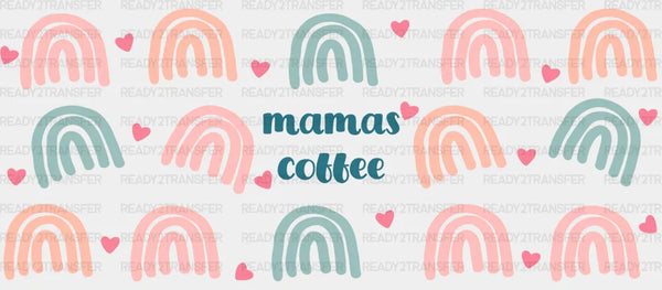 Mama's Coffee - Mom Cup Wrap UV Sticker Permanent UV DTF Decal