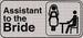 Man Assistant To The Bride DTF Transfer ready2transfer Black