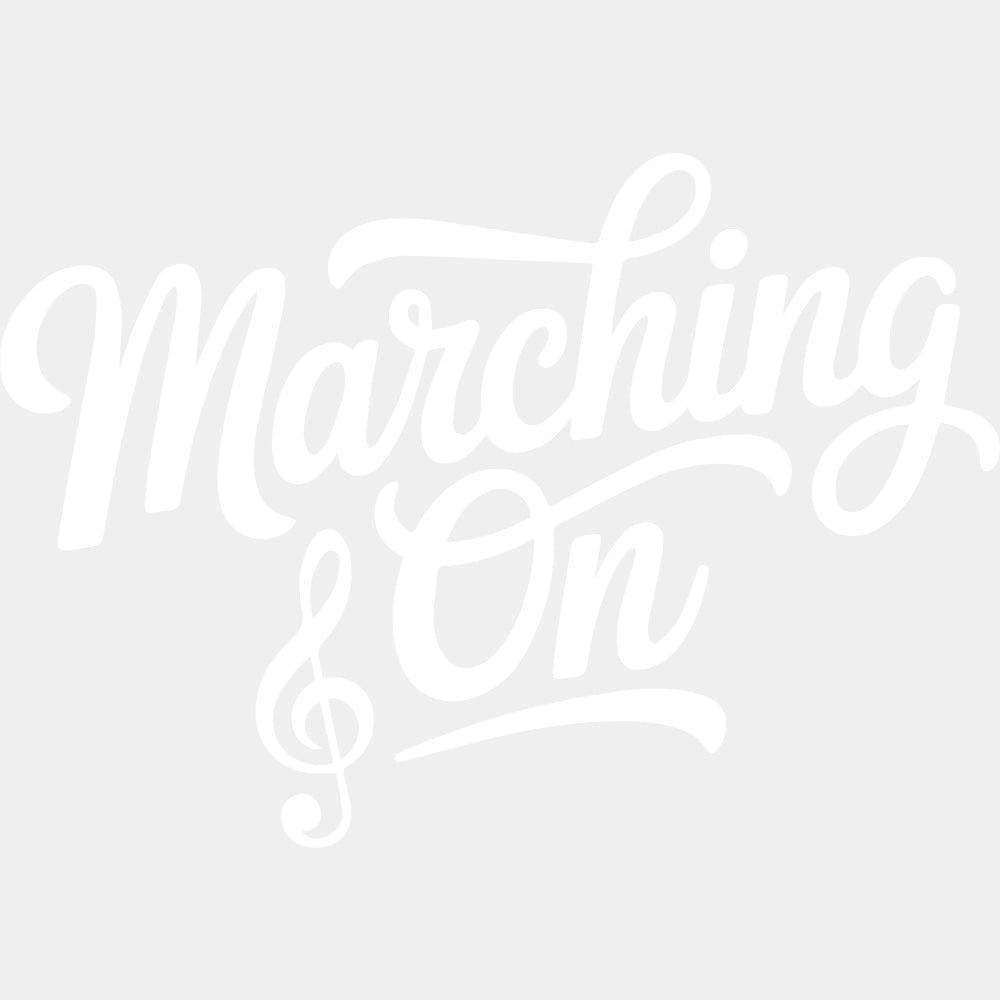 Marching On - Music DTF Transfers ready2transfer Light Color Design (See Imaging)