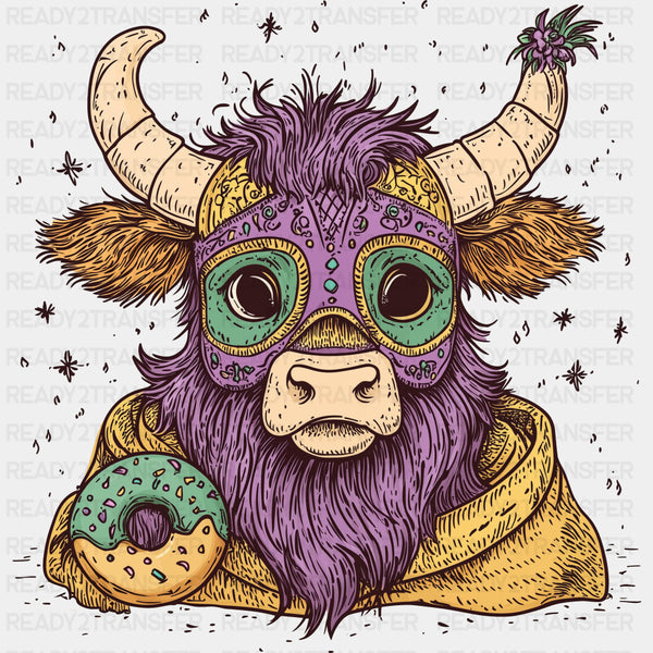 Mardi Gras Cattle - Mardi Gras DTF Transfers