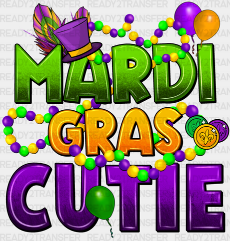 MARDI GRAS CUTIE DTF Transfer