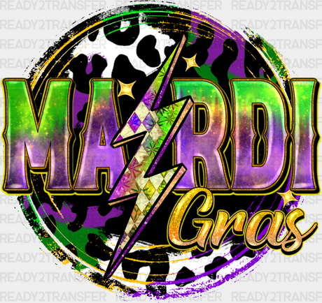 Mardi Gras Design Dtf Transfer