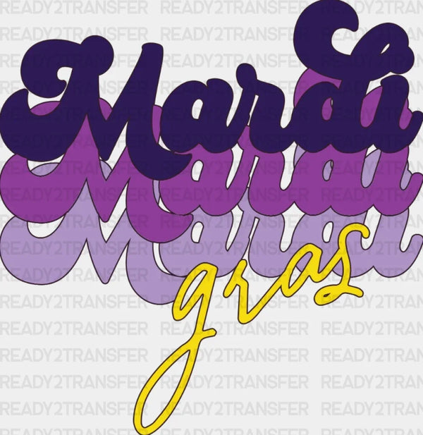MARDI MARDI GRAS DTF Transfer