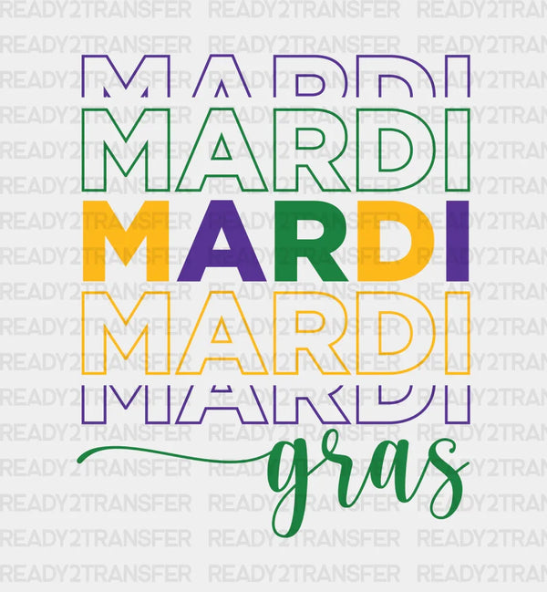MARDI MARDI GRAS DTF Transfer