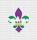 MARDI GRAS FAT TUESDAY DTF Transfer ready2transfer White