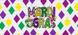 Mardi Gras Jester - Mardi Gras Cup Wrap UV Sticker Permanent UV DTF Decal ready2transfer