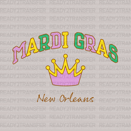 MARDI GRAS New Orleans DTF Transfer - ready2transfer