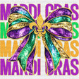 Mardi Gras Sparkle Fleur De Lis - Mardi Gras DTF Transfers ready2transfer