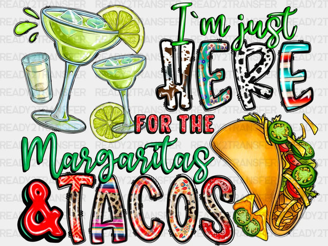 Margaritas and Tacos DTF Transfer