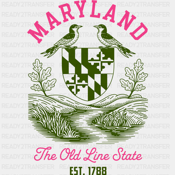 Maryland The Old Line State - States & Cities DTF Transfer