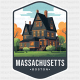 Massachusetts Boston - States & Cities DTF Transfer ready2transfer