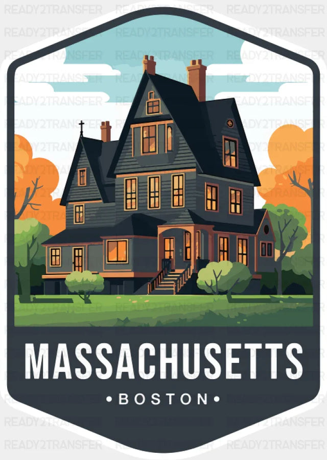 Massachusetts Boston - States & Cities DTF Transfer