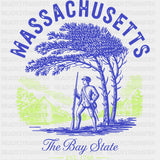 Massachusetts The Bay State - States & Cities DTF Transfer ready2transfer