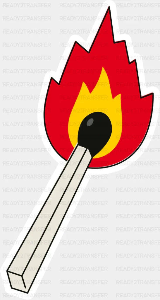 Match - Minimal UV Sticker Permanent UV DTF Decal