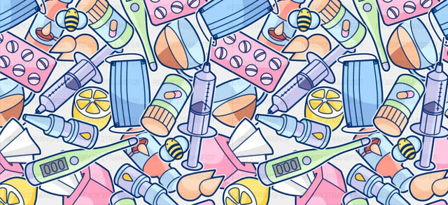 Medical Items - Nurse Cup Wrap UV Sticker Permanent UV DTF Decal