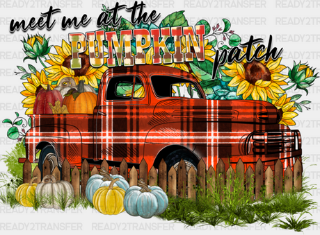 Meet Me At The Pumpkin Patch Design - Farmer Dtf Heat Transfer