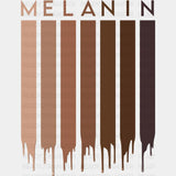 Melanin Blm Dtf Transfer Adult Unisex - S & M (10’) / Black