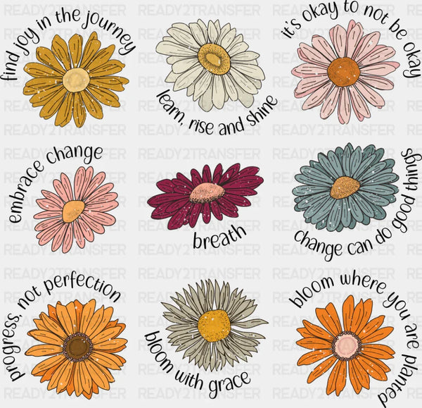 Mental Health Daisies - Mental Health DTF Transfer