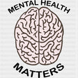 Mental Health Matters - Mental Health DTF Transfers ready2transfer Dark Color Design (See Imaging)