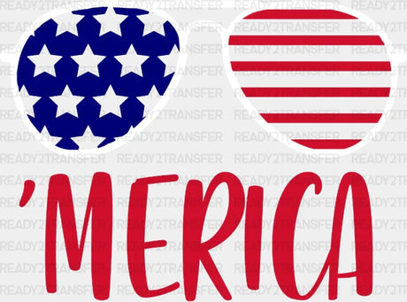 ’Merica 4Th Of July Dtf Heat Transfer Independence Day Design Fourth