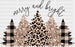 Merry And Bright DTF Transfer ready2transfer Black
